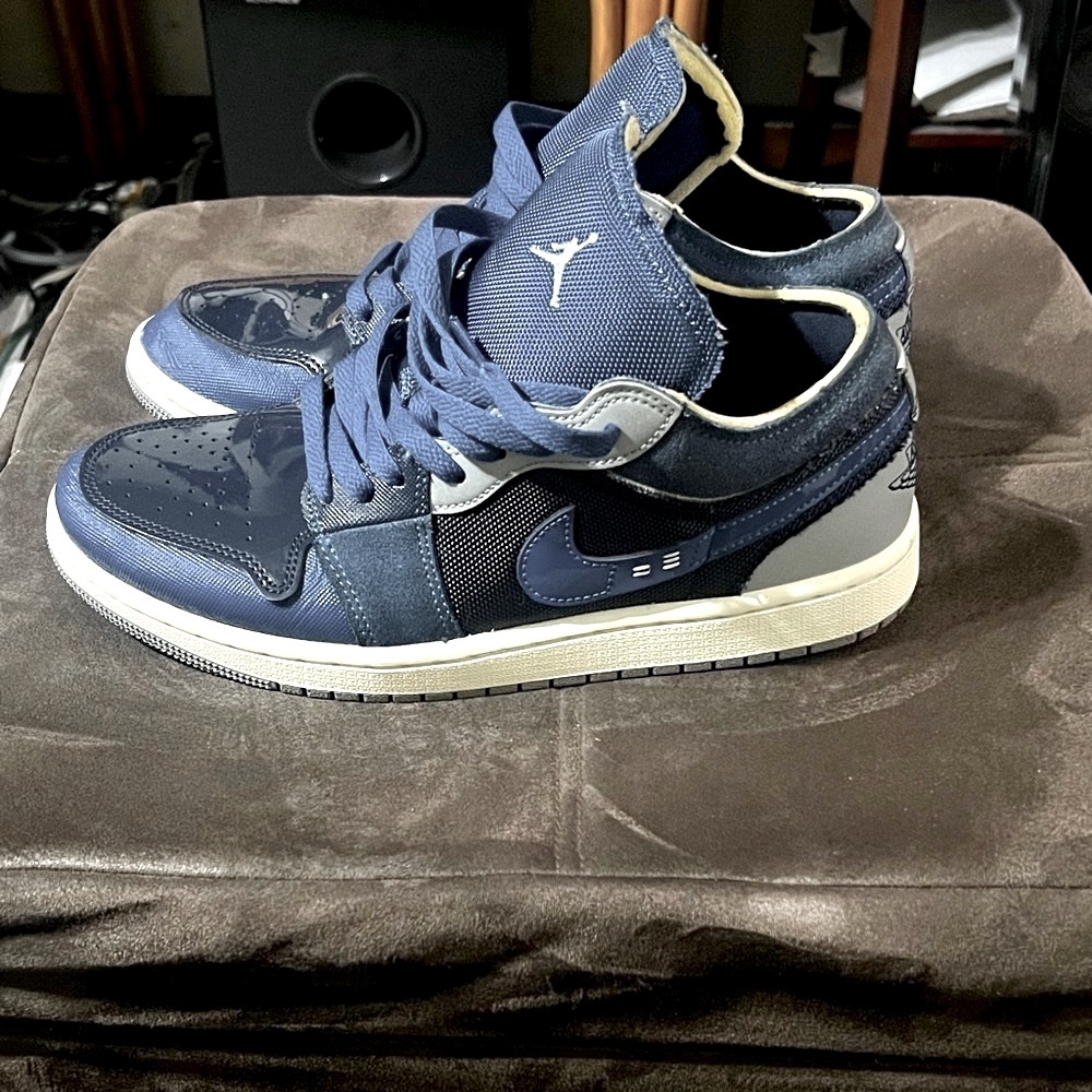 Jordan 1 craft obsidian low